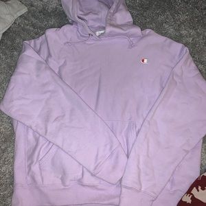 Purple champion hoodie